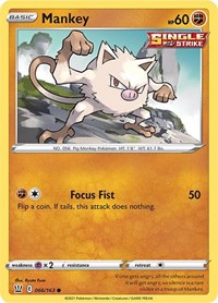 Mankey - SWSH05: Battle Styles - 066/163