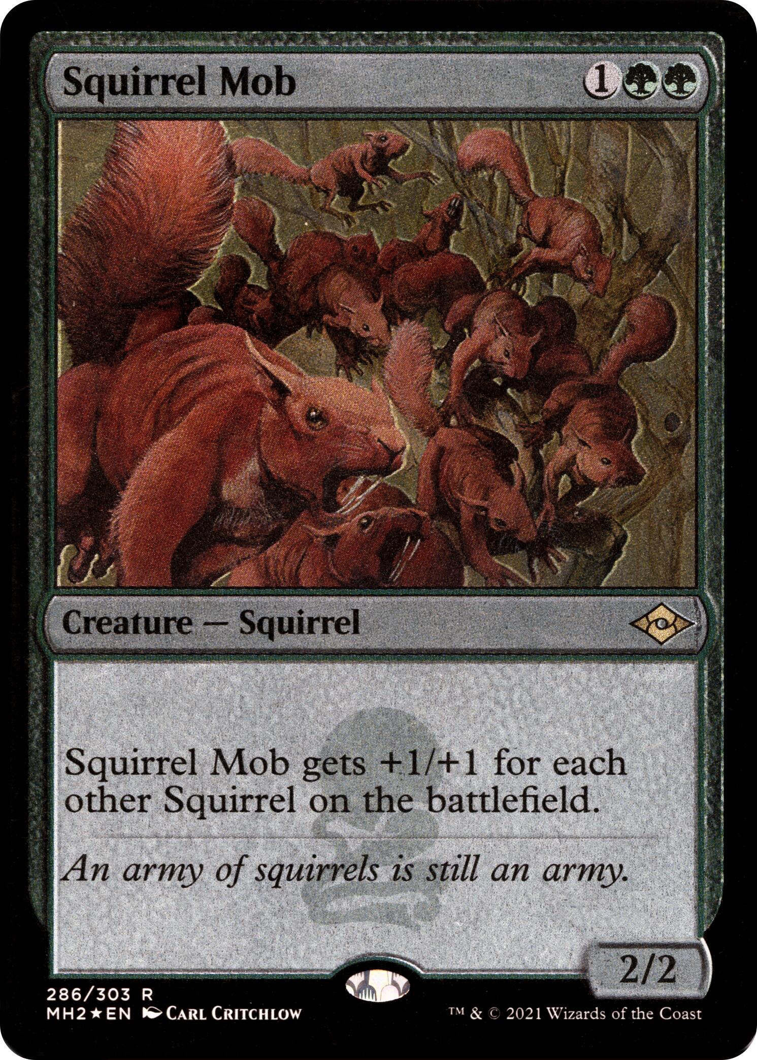 Squirrel Mob (Foil Etched)