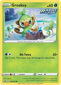 Grookey - SWSH06: Chilling Reign - 016/198