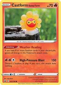 Castform Sunny Form - SWSH06: Chilling Reign - 022/198