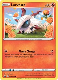 Larvesta - SWSH06: Chilling Reign - 023/198