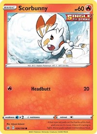 Scorbunny - SWSH06: Chilling Reign - 026/198