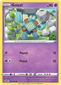 Golett - SWSH06: Chilling Reign - 065/198