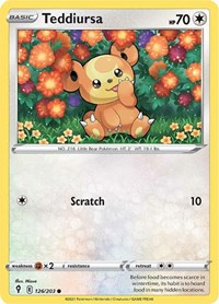 Teddiursa - SWSH07: Evolving Skies - 126/203