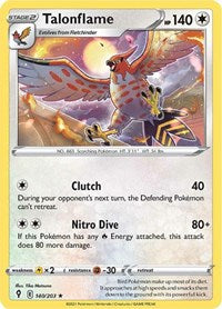 Talonflame - SWSH07: Evolving Skies - 140/203