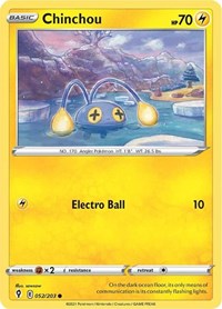 Chinchou - SWSH07: Evolving Skies - 052/203