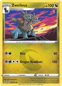 Zweilous - SWSH07: Evolving Skies - 114/203