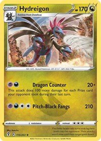 Hydreigon - SWSH07: Evolving Skies - 115/203