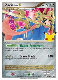 Zacian LV. X - SWSH135 - SWSH: Sword & Shield Promo Cards - SWSH135