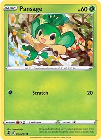 Pansage - SWSH08: Fusion Strike - 007/264