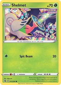 Shelmet - SWSH08: Fusion Strike - 013/264