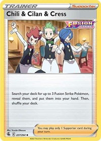 Chili & Cilan & Cress - SWSH08: Fusion Strike - 227/264