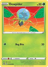 Dewpider - SWSH08: Fusion Strike - 019/264