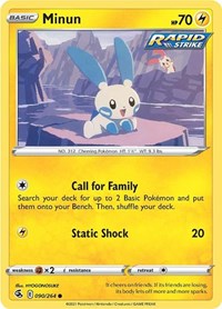 Minun - SWSH08: Fusion Strike - 090/264