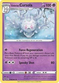 Galarian Cursola - SWSH08: Fusion Strike - 118/264