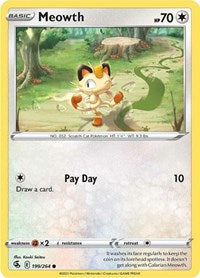 Meowth - SWSH08: Fusion Strike - 199/264