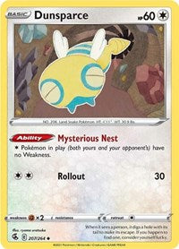 Dunsparce - SWSH08: Fusion Strike - 207/264