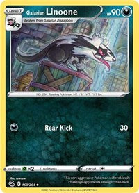 Galarian Linoone - SWSH08: Fusion Strike - 160/264