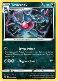 Toxicroak - SWSH08: Fusion Strike - 166/264