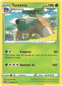 Torterra - SWSH09: Brilliant Stars - 008/172