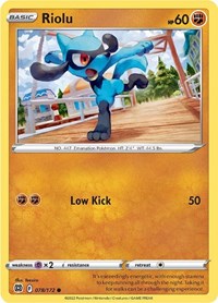 Riolu - SWSH09: Brilliant Stars - 078/172