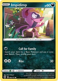 Impidimp - SWSH09: Brilliant Stars - 092/172