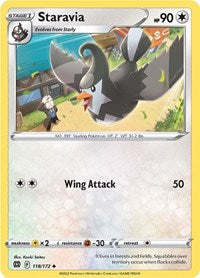 Staravia - SWSH09: Brilliant Stars - 118/172