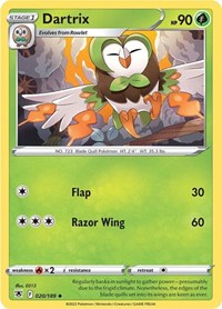 Dartrix - SWSH10: Astral Radiance - 020/189