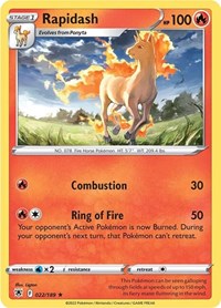 Rapidash - SWSH10: Astral Radiance - 022/189