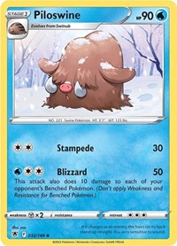Piloswine - SWSH10: Astral Radiance - 032/189