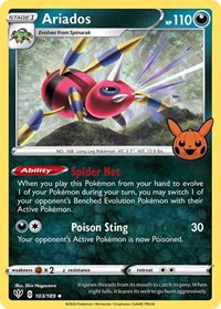 Ariados - Trick or Trade BOOster Bundle - 103/189