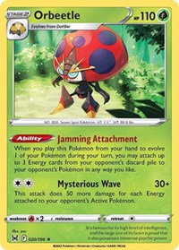 Orbeetle - SWSH11: Lost Origin - 020/196