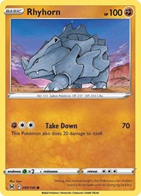 Rhyhorn - SWSH11: Lost Origin - 089/196