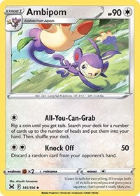 Ambipom - SWSH11: Lost Origin - 145/196