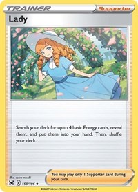 Lady - SWSH11: Lost Origin - 159/196