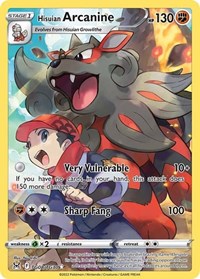 Hisuian Arcanine - SWSH11: Lost Origin Trainer Gallery - TG08/TG30