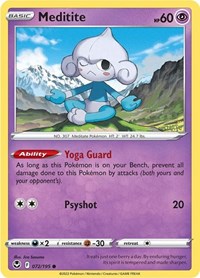 Meditite - SWSH12: Silver Tempest - 072/195