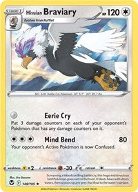 Hisuian Braviary - SWSH12: Silver Tempest - 149/195