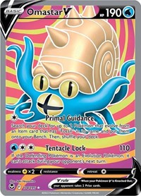 Omastar V (Full Art) - SWSH12: Silver Tempest - 174/195