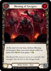 Blessing of Savagery (Blue) - Dynasty - DYN015