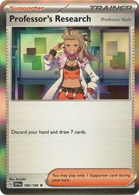 Professor's Research [Professor Sada] - 189/198 - SV01: Scarlet & Violet Base Set - 189/198