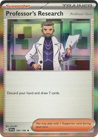 Professor's Research [Professor Turo] - 190/198 - SV01: Scarlet & Violet Base Set - 190/198