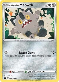 Galarian Meowth - SWSH: Crown Zenith - 084/159