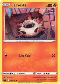 Larvesta - SWSH: Crown Zenith - 024/159