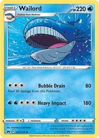 Wailord - SWSH: Crown Zenith - 032/159