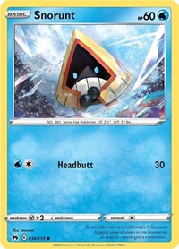 Snorunt - SWSH: Crown Zenith - 034/159
