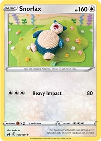 Snorlax - SWSH: Crown Zenith - 109/159