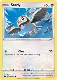 Starly - SWSH: Crown Zenith - 110/159