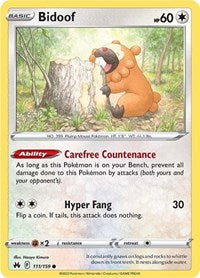 Bidoof - SWSH: Crown Zenith - 111/159