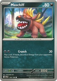 Maschiff - 136/198 - SV01: Scarlet & Violet Base Set - 136/198